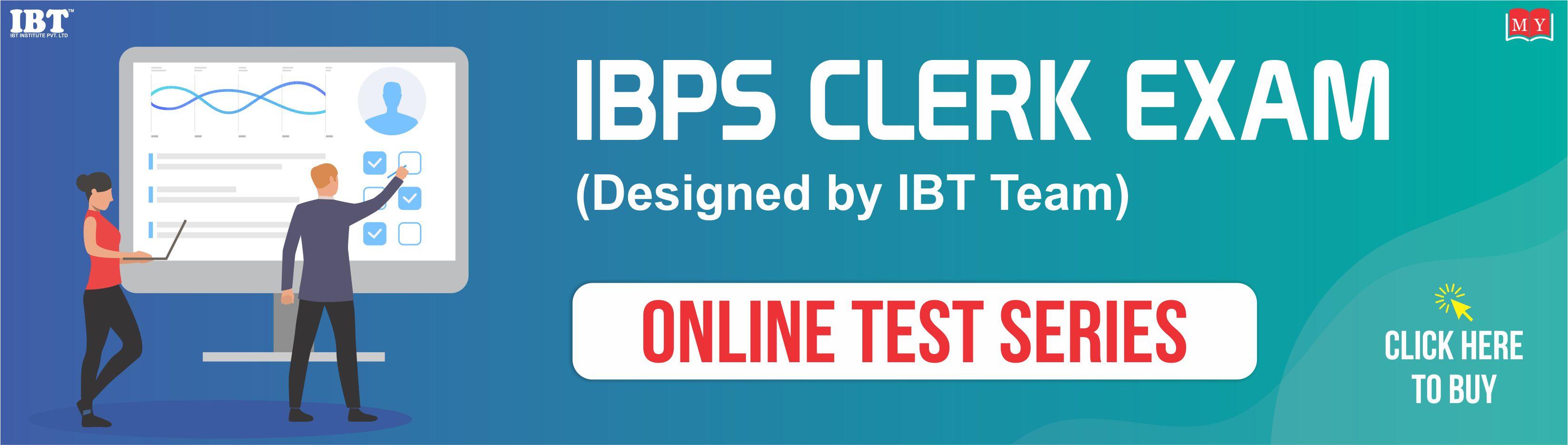 30 % OFF ON IBT IBPS CLERK TEST SERIES | IBPS CLERK TEST SERIES ONLINE ...