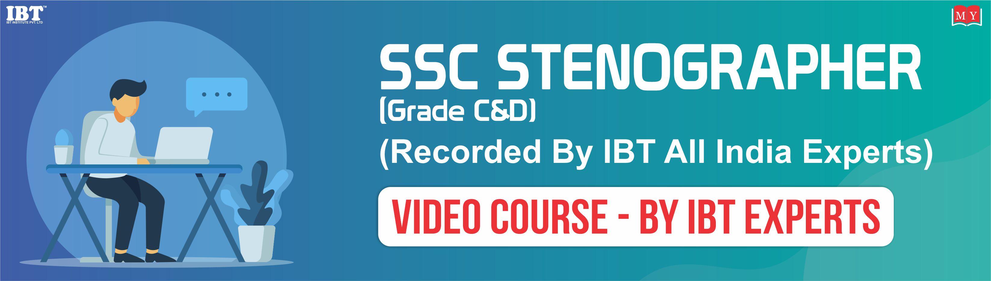 SSC Stenographer Online COURSE 45 Days Video Course